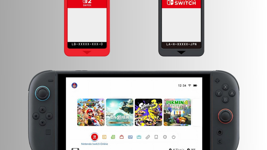 NintendoSwitch2withGameCardandGameKeyCard
